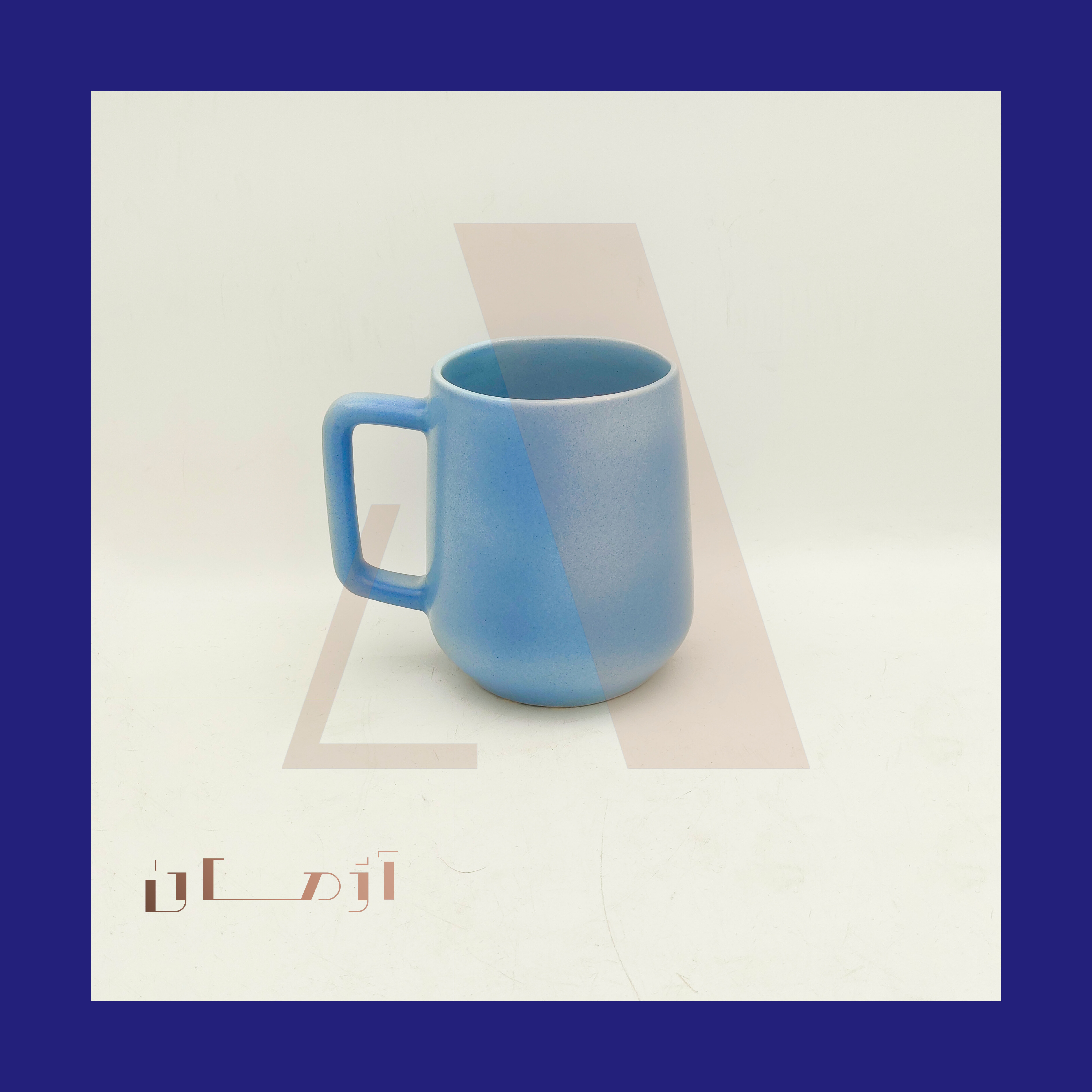 Colored English mug produced at a temperature of 1300 centigrade by Azhman Industrial Group